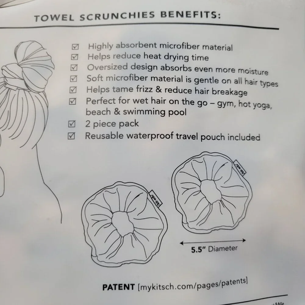 Kitsch Towel Scrunchie